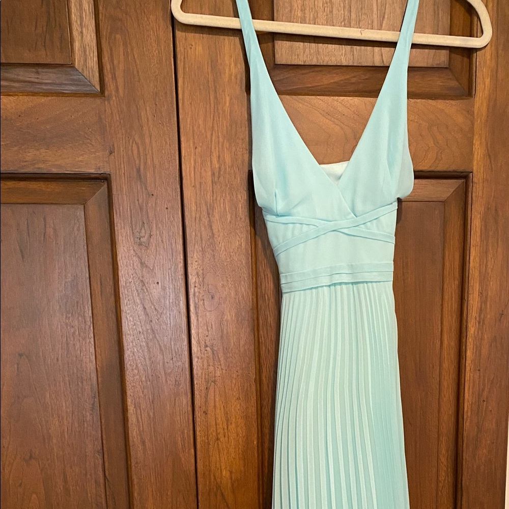 Blue green Laundry dress